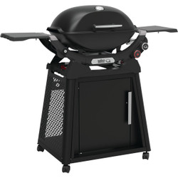 Weber Q2800N+ 320 Sq. In. LP Gas Portable Grill with Cart, Black 1500390