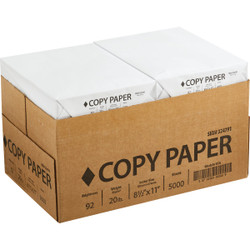 Staples 8.5 In. x 11 In. 20 Lb. White Copier Paper, 5000 Sheets 324791