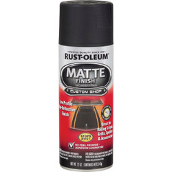 Rust-Oleum Stops Rust Automotive Matte Finish, 12 Oz., Matte Black 263422