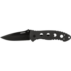 Coast DX340 3.5 In. Stainless Steel Double Lock Folding Knife 19661