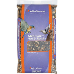 Valley Splendor 5 Lb. Mealworm, Nuts, & Raisins Wild Bird Food 9347