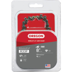 Oregon R33F Polesaw Chain for 8 in. Bar - 33 Drive Links - fits Milwaukee R33F