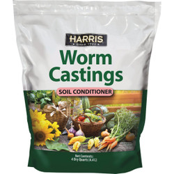 Harris 5.4 Lb. Earth Worm Castings Soil Conditioner WORM-4