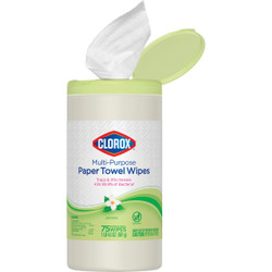 Clorox Jasmine Multi-Purpose Paper Towel Sanitizing Wipes (75-Count) 32579