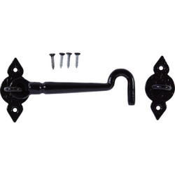 National 6 In. Spear Black Gate Hook N100-054