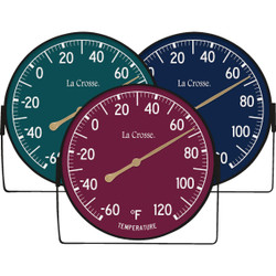 La Crosse Technology 5" Asst Color Dial Therm 104-1512M-TBP Pack of 6