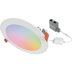 Halo 6 In. White CCT Tunable Smart LED Downlight Connected by WiZ Pro, 900 Lm.
