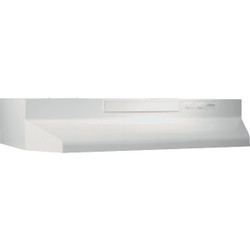 Broan F40000 Series 36 In. Convertible White Under-Cabinet Range Hood F403611