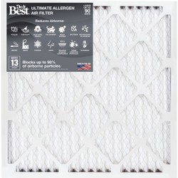 Do it Best 16 In. x 25 In. x 1 In. MERV 13 Furnace Filter Pack of 6