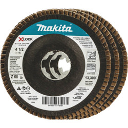 Makita 3pk 4.5" 60g Flap Disc T-03903-3