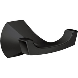 Moen Lindor Double Robe Hook, Matte Black MY8703BL