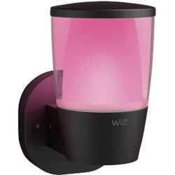 Wiz Color Smart Black LED Color Smart Wall Light Fixture 604447