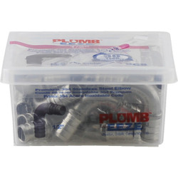 Plumbeeze 1/2 In. PEX Elbow (25-Pack) PE-PS-E05-25