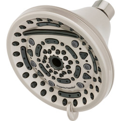 Oxygenics PowerMax 9-Spray 1.8 GPM Fixed Shower Head, Brushed Nickel 52588