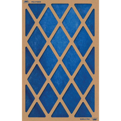 Purafilter 14 In. x 24 In. x 1 In. MERV 5 Polyfiber Furnace Filter Pack of 12