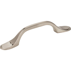Elements Kenner 5 In. Overall Length Satin Nickel Cabinet Pull 254-3SN