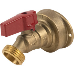 Brass 3/4-in PF x 3/4-in MHT 1/4 Turn No Kink Hose Bibb 1102-654