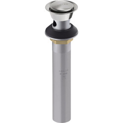 KOHLER Premium Polished Chrome 1-1/4 In. Clicker Drain with Overflow