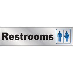 Hy-Ko 2x8 Restroom Sign