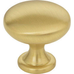 KasaWare 1-3/16 In. Diameter Brushed Gold Cabinet Knob (10-Pack) K778BG-10