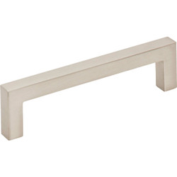 Elements Stanton 4-1/8 In. Overall Length Satin Nickel Square Cabinet Bar Pull