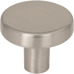 Elements Gibson 1-1/4 In. Dia. Satin Nickel Cabinet Knob 105SN