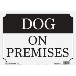 Hy-Ko Sign, Dog on Premises 20331