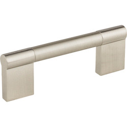 Elements Knox 4-1/4 In. Overall Length Satin Nickel Cabinet Bar Pull