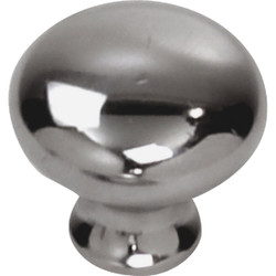 Laurey Danica Round 1-1/4 In. Dia. Polished Chrome Cabinet Knob