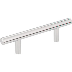 Elements Naples 3 In. Center-to-Center Polished Chrome Cabinet Bar Pull 136PC