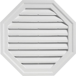 Ply Gem 18" Octagon White Gable Attic Vent OCTGV18 AW