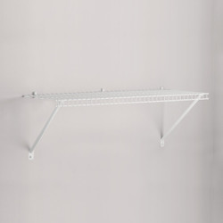 Rubbermaid 2 Ft. Linen Shelving with Hardware 5210RM