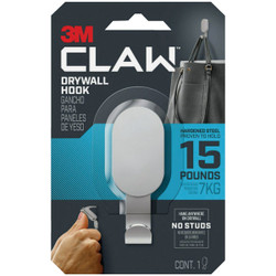 3M Claw 15 Lb. Silver Drywall Hook 3DH15SLV-1ES