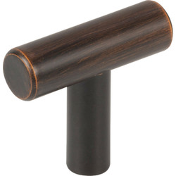 Elements Naples 1-9/16 In. Length Dark Brushed Bronze Bar Knob 40DBB