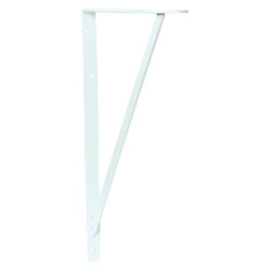 Knape & Vogt 208 Series 20 In. D. x 13 In. H. White Super Duty L-Bracket