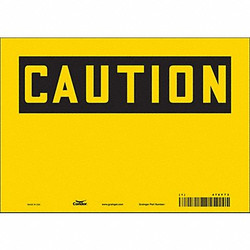 Condor Safety Sign,7 inx10 in,Vinyl  478Y73