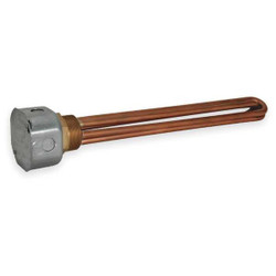 Tempco Screw Plug Immersion Heater,11 In. D TSP02105