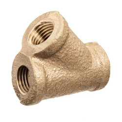 Sim Supply Wye, Brass, 1/2 in Pipe Size, Female NPT  ZUSA-PF-10517