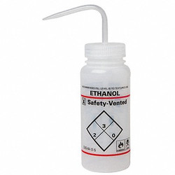 Sp Scienceware Wash Bottle,Std,16 oz,Ethanol,White,PK3 F11642-0639