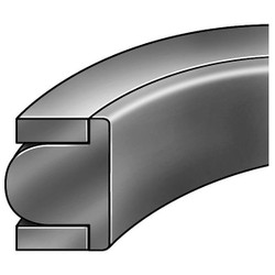 Manufacturer Varies Piston T-Seal,Bore Dia. 2-1/4",Nitrile 2JAX3