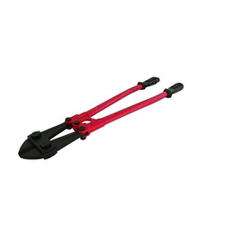 Bolt Cutter with Black Head Center Cut, 24 in Handle, 3/8 in Cutting Cap