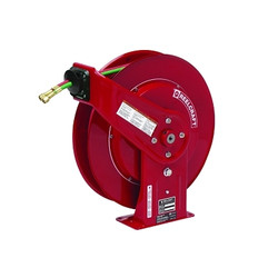 Gas-Welding T-Grade Hose Reel with Hose, 50 ft, Retractable