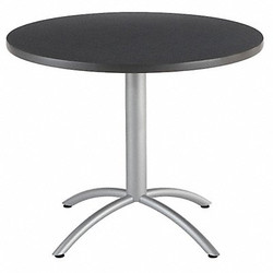 Iceberg Cafe Table,Round,30 InH,Graphite Granite  65628