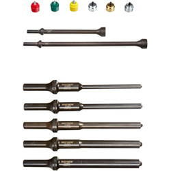 Buy 32026 9 Pc Pneu Replaceable Tip Hammer Set Get 32020 5 Pc Pneu Roll Pin Punch Set Free 81467