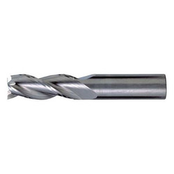 Cleveland Sq. End Mill,Single End,Carb,1/2" C60635