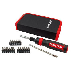 Craftsman Multi-Bits Ratcheting Screwdriver,26-pc CMHT68001