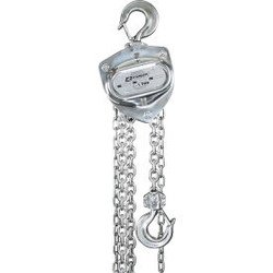 OZ Lifting Manual Chain Hoist Stainless Steel 1 Ton Capacity 10' Lift