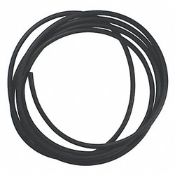 Sim Supply Viton Round Cord,1/8" D,10' L,75A,Black  ZUSA-RC-734