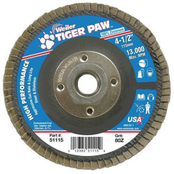 Weiler Fiber Disc,4 1/2 in Dia,5/8in Arbor 98830