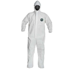 Dupont Hooded Coveralls,S,Wht,ProShield 50,PK25  NB127SWHSM002500